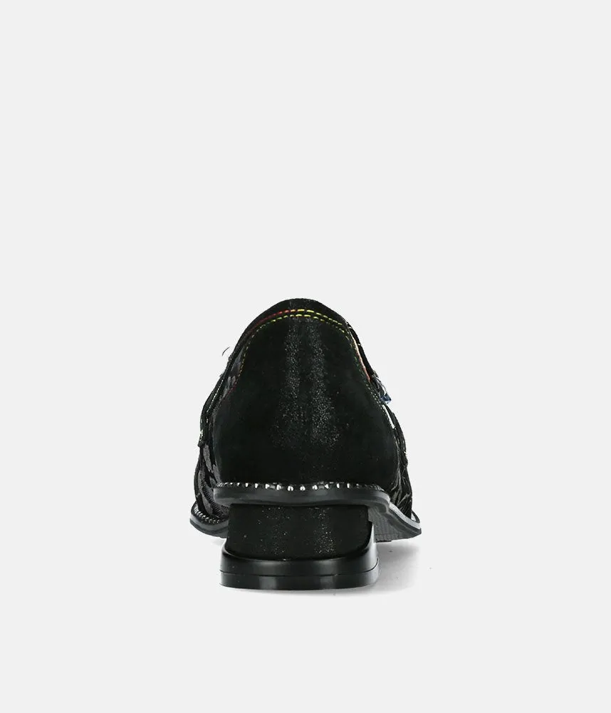 Laura Vita Fabulous Low Block Heel Loafer