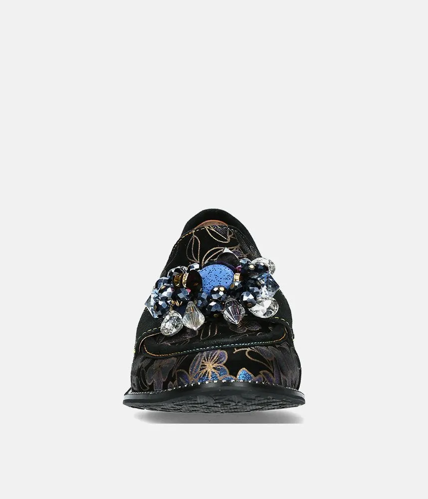 Laura Vita Fabulous Low Block Heel Loafer