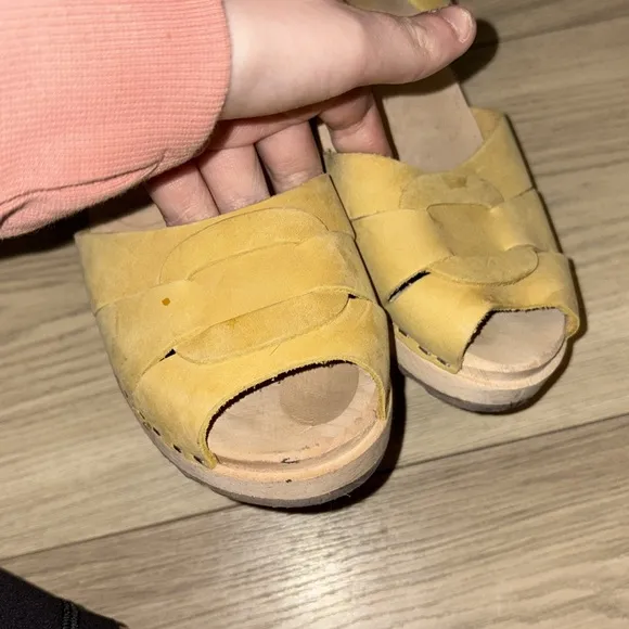 Lotta From Stockholm | Low Peep Toe Clogs
