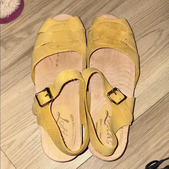 Lotta From Stockholm | Low Peep Toe Clogs