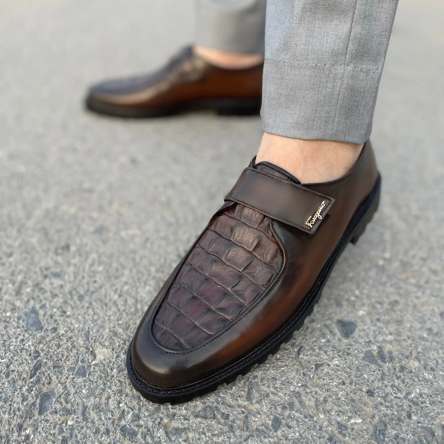 LS Pure Leather Handmade Cavalor CHUNKY LOAFERS LS-104