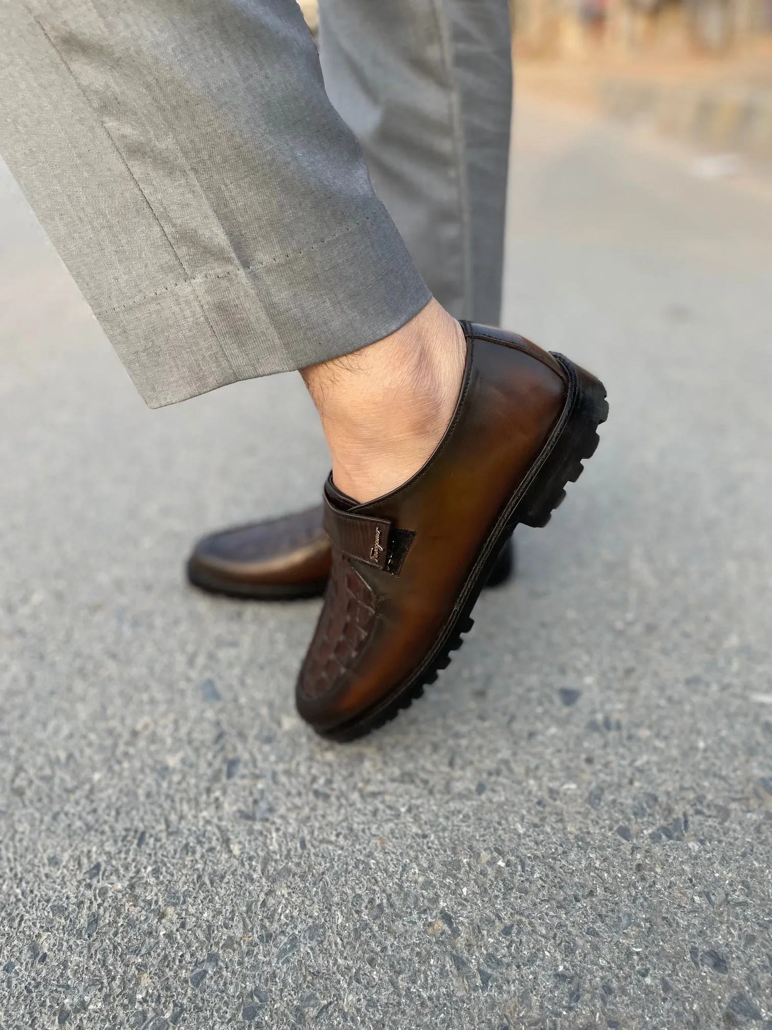 LS Pure Leather Handmade Cavalor CHUNKY LOAFERS LS-104