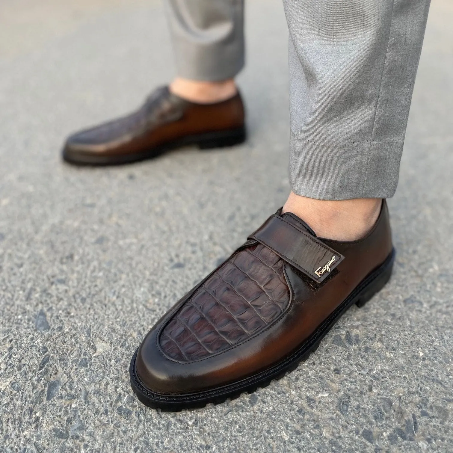LS Pure Leather Handmade Cavalor CHUNKY LOAFERS LS-104