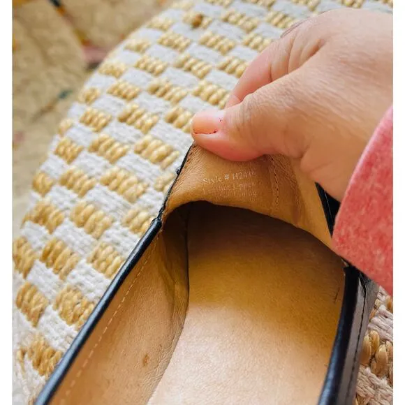 Madewell “The Frances” Black Leather Loafer Show