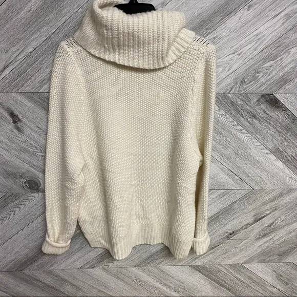 Madewell | Varick Turtleneck Sweater Off White XS