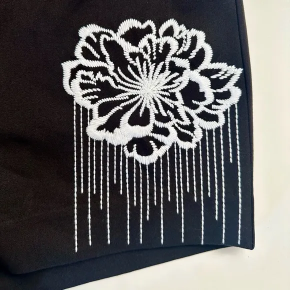 Maeve Embroidered Micro Shorts - Size 2 (US)