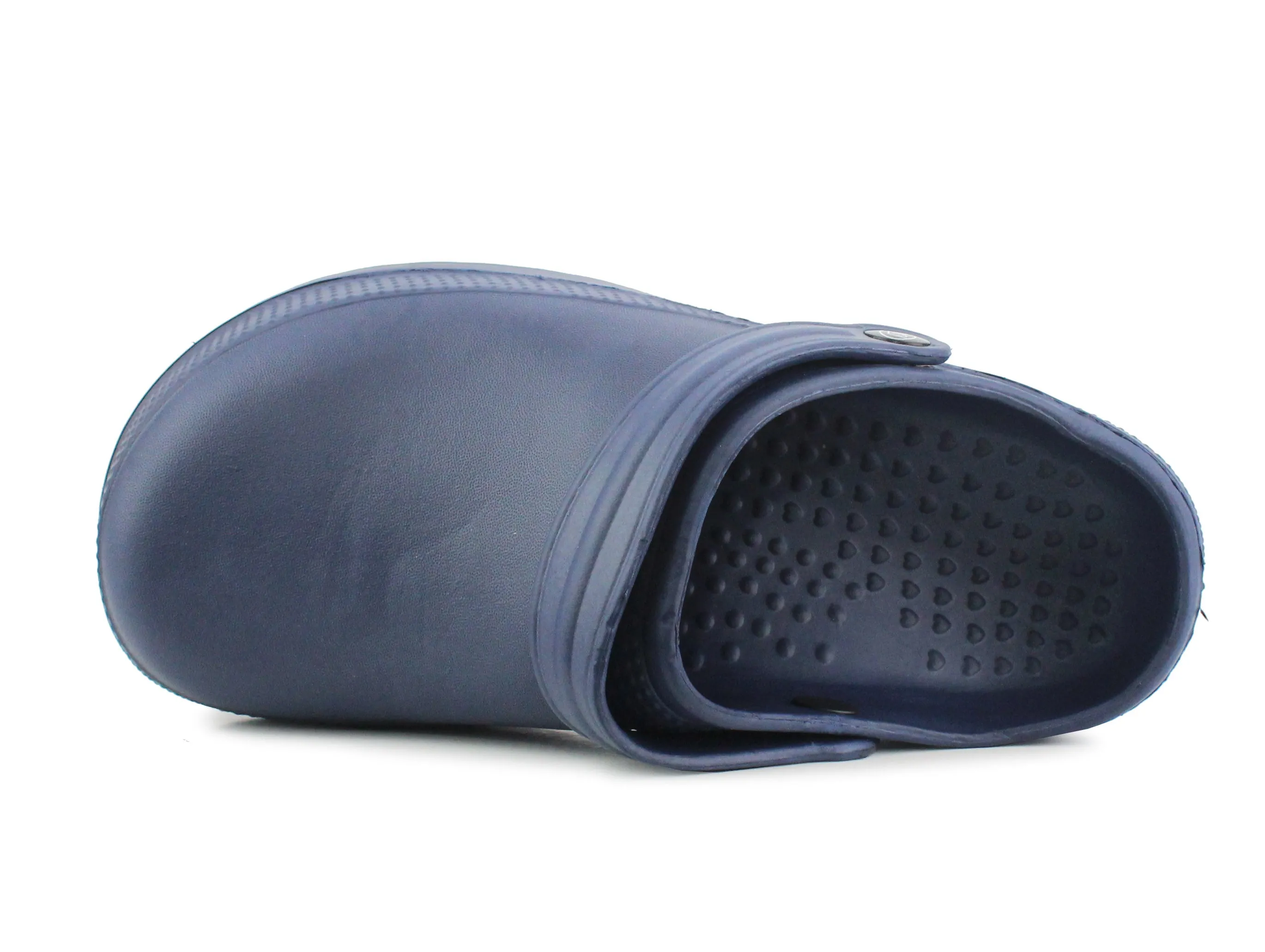 Mens Lightweight EVA Clogs Garden Beach Wide Fit Summer Clog in Navy