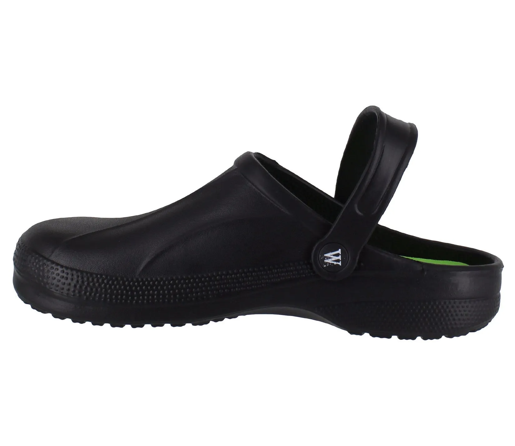 Mens Wetlands Clogs in Black