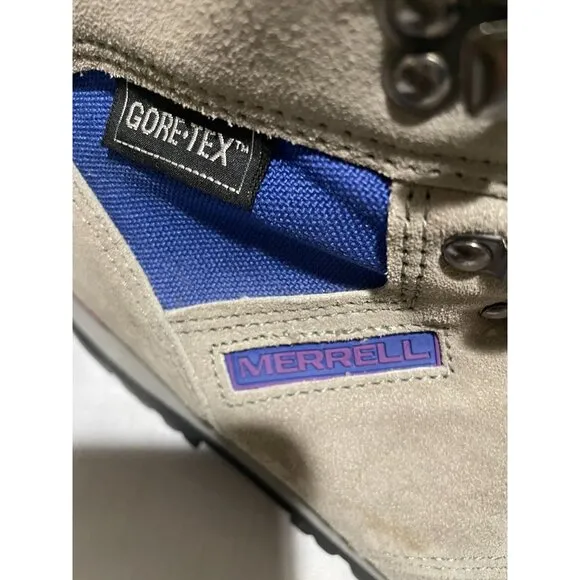 Merrell Gore-Tex Hiking Boots Men’s 12 Waterproof Leather &amp; Mesh