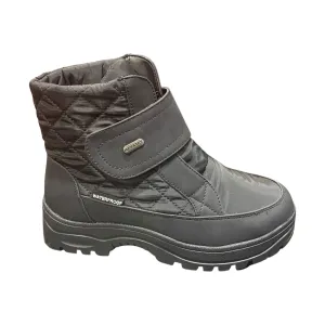 Navatex Women's Velcro Closure Winter Boots - Black