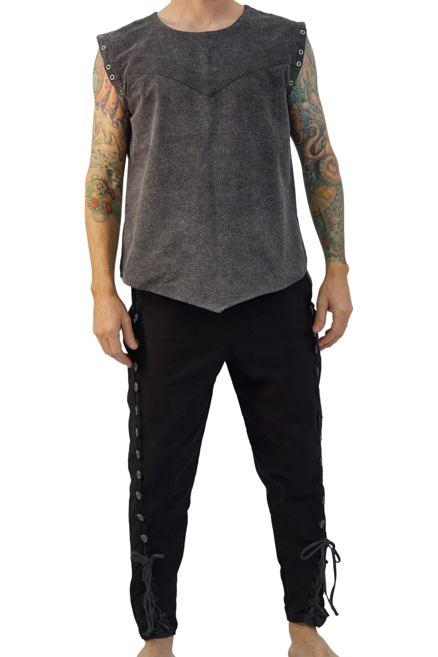 'Navigator'  Pants - Black/Gray