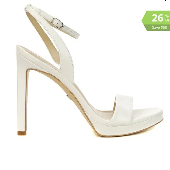 New Sam Edelman Jade Two-Piece Platform Sandals Shoes size 8.5