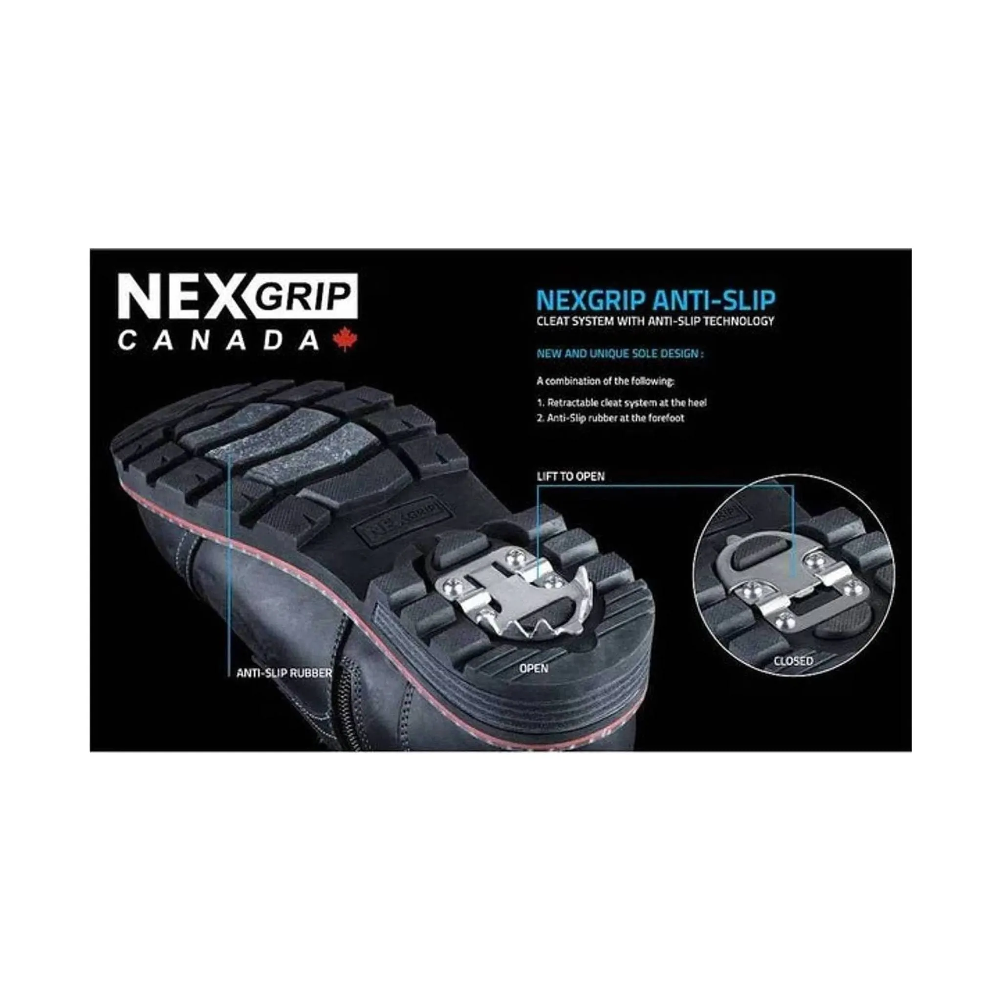 Nexgrip Women's Ice Jenna 5.0 Winter Boots - All Black