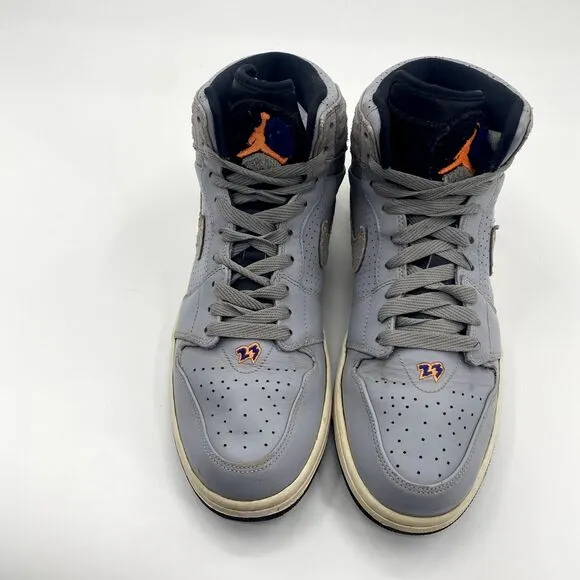 Nike Air Jordan 1 Wolf Grey‎ Retro 93 Shoes Mens 12 580514-045 Sneakers