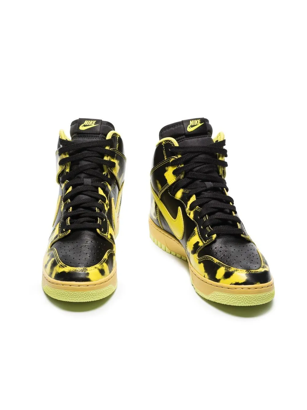 Nike Dunk High 1985 "Yellow Acid Wash" sneakers