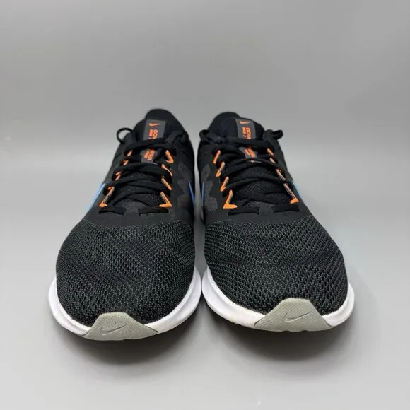 Nike Mens CW3411-001 Black Coast Downshifter 11 Lace Up Size 12 Running Shoes