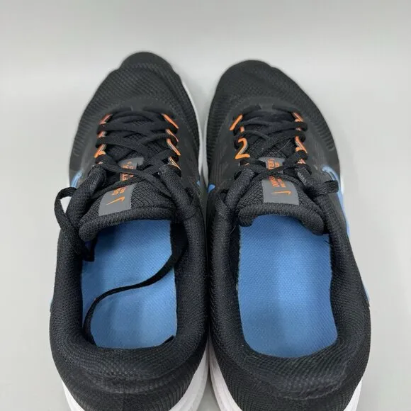 Nike Mens CW3411-001 Black Coast Downshifter 11 Lace Up Size 12 Running Shoes