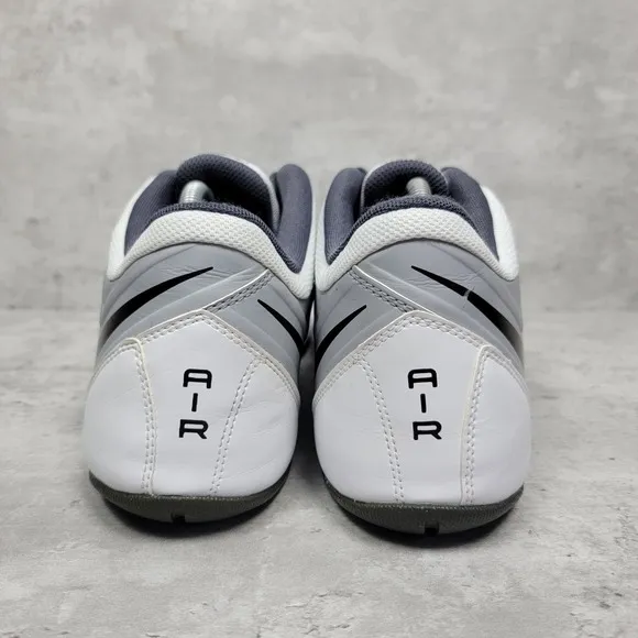 Nike Mens Shoes Size 9.5 Air Ring Leader Low Grey White Black Athletic Sneakers