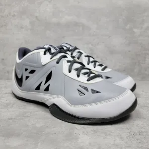 Nike Mens Shoes Size 9.5 Air Ring Leader Low Grey White Black Athletic Sneakers