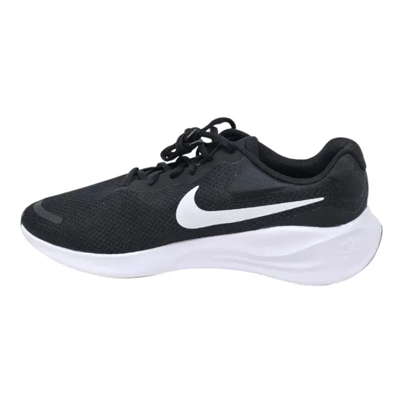 Nike Revolution 7 Wide Men's Size's Black White Running Sneakers FB8501 002