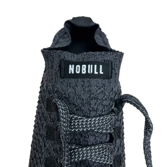 NOBULL Mid-Runner Knit Training sneakers Charcoal Gray sz Men's 12.5 women's 14