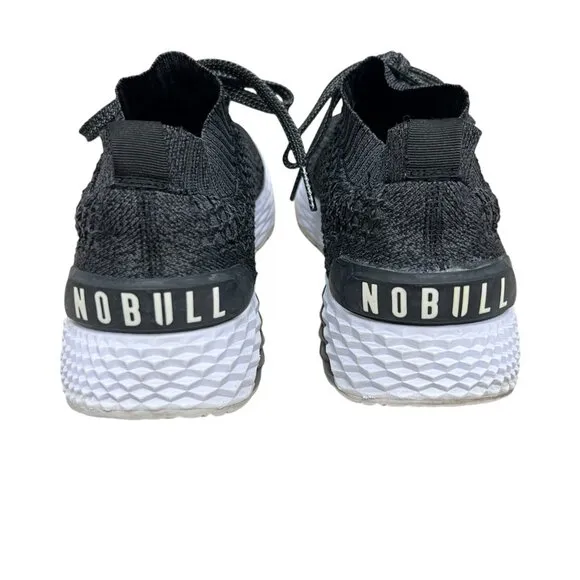 NOBULL Mid-Runner Knit Training sneakers Charcoal Gray sz Men's 12.5 women's 14