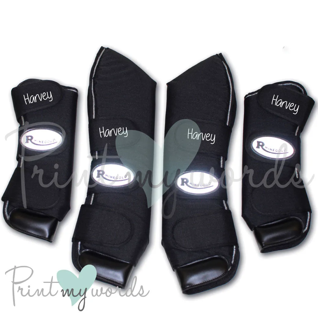 Personalised Full Length Travel Boots - Handwritten Design