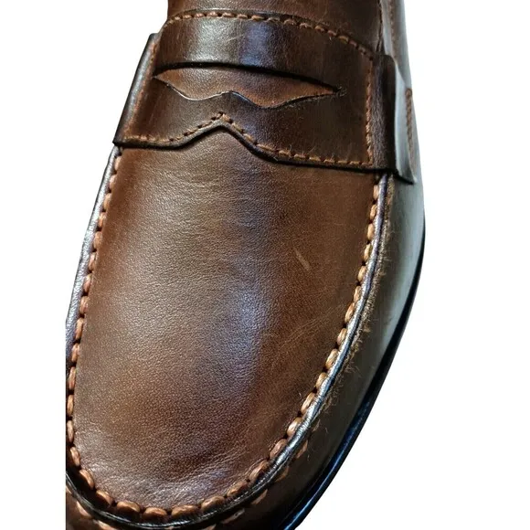 Rockport Loafers Walkability Size 10 M Brown Leather Slip On