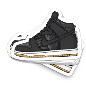 SB Dunk High "Rainforest" Sneaker Sticker