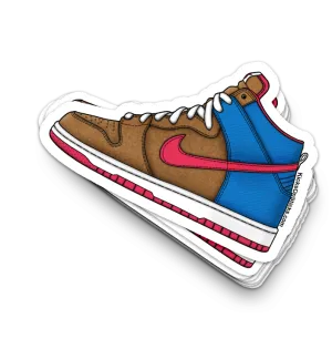 SB Dunk High "Todd Bratrud" Sneaker Sticker