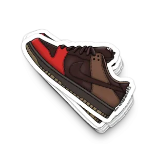 SB Dunk Low "Bison" Sneaker Sticker