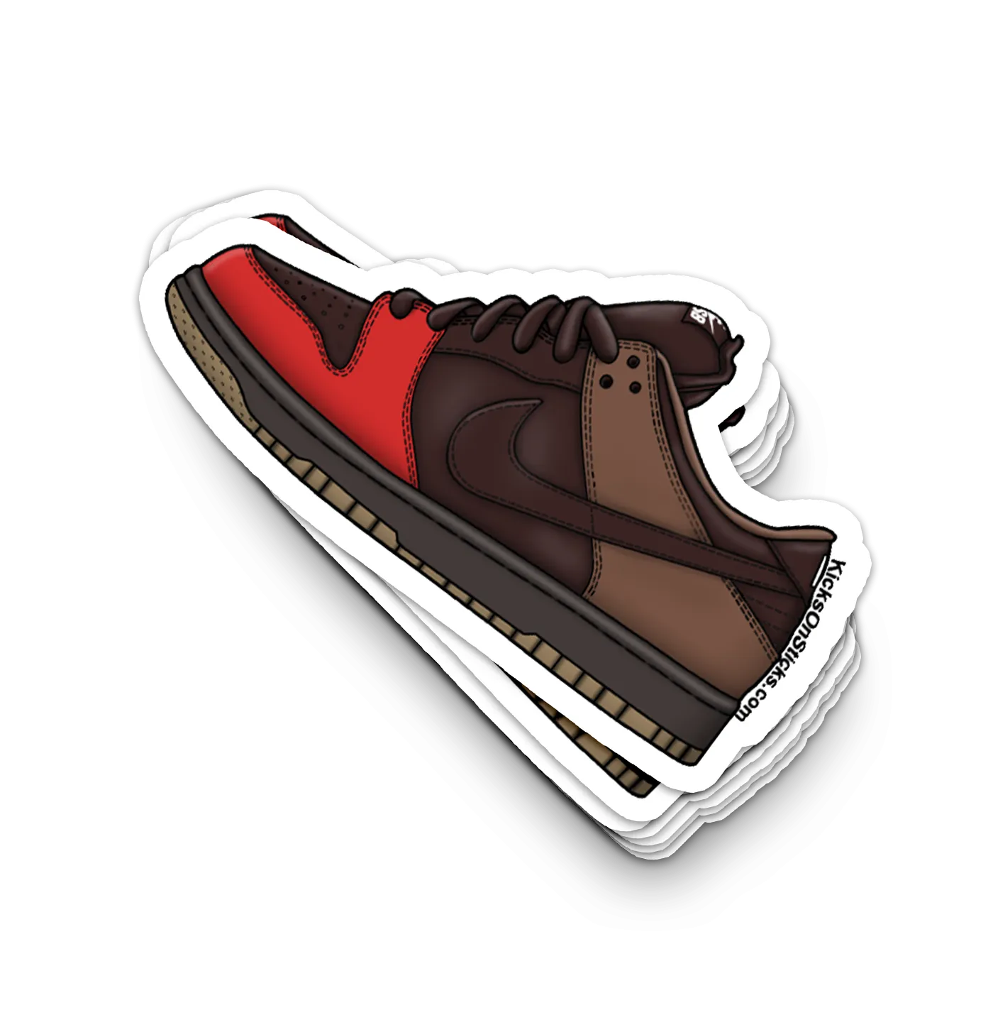 SB Dunk Low "Bison" Sneaker Sticker