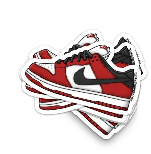 SB Dunk Low "Chicago" Sneaker Sticker