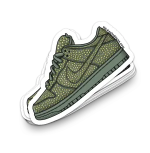 SB Dunk Low "CPFM Spiral Sage" Sneaker Sticker