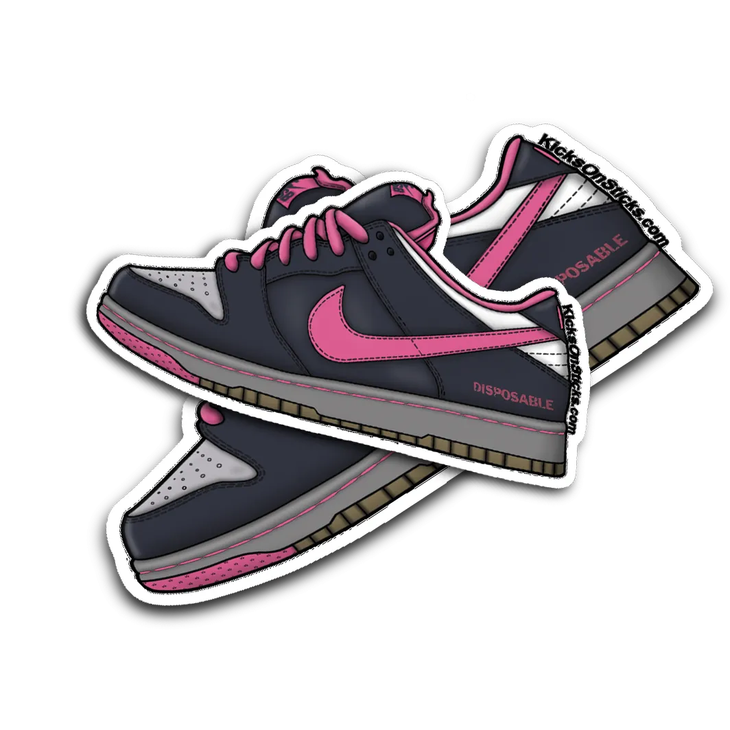 SB Dunk Low "Disposable" Sneaker Sticker