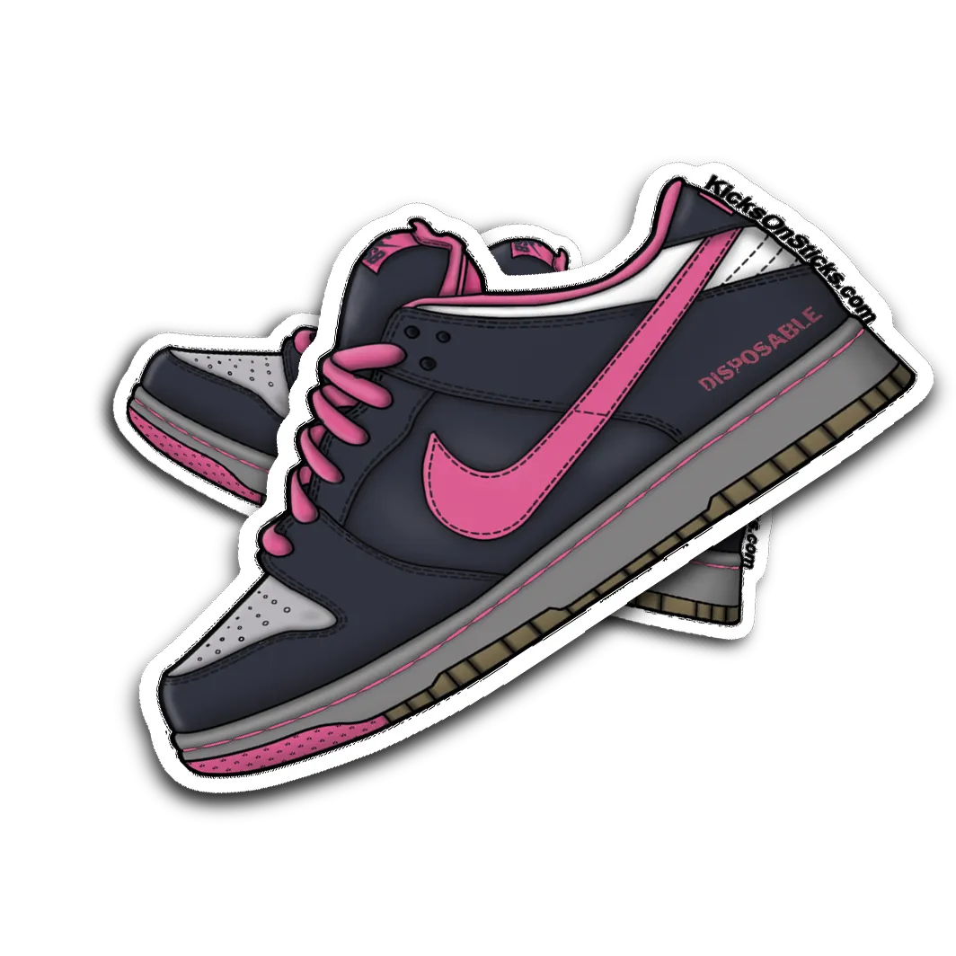 SB Dunk Low "Disposable" Sneaker Sticker