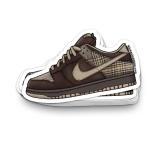 SB Dunk Low "Tweed" Sneaker Sticker