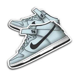 SB Dunk Mid "Sea Crystal" Sneaker Sticker