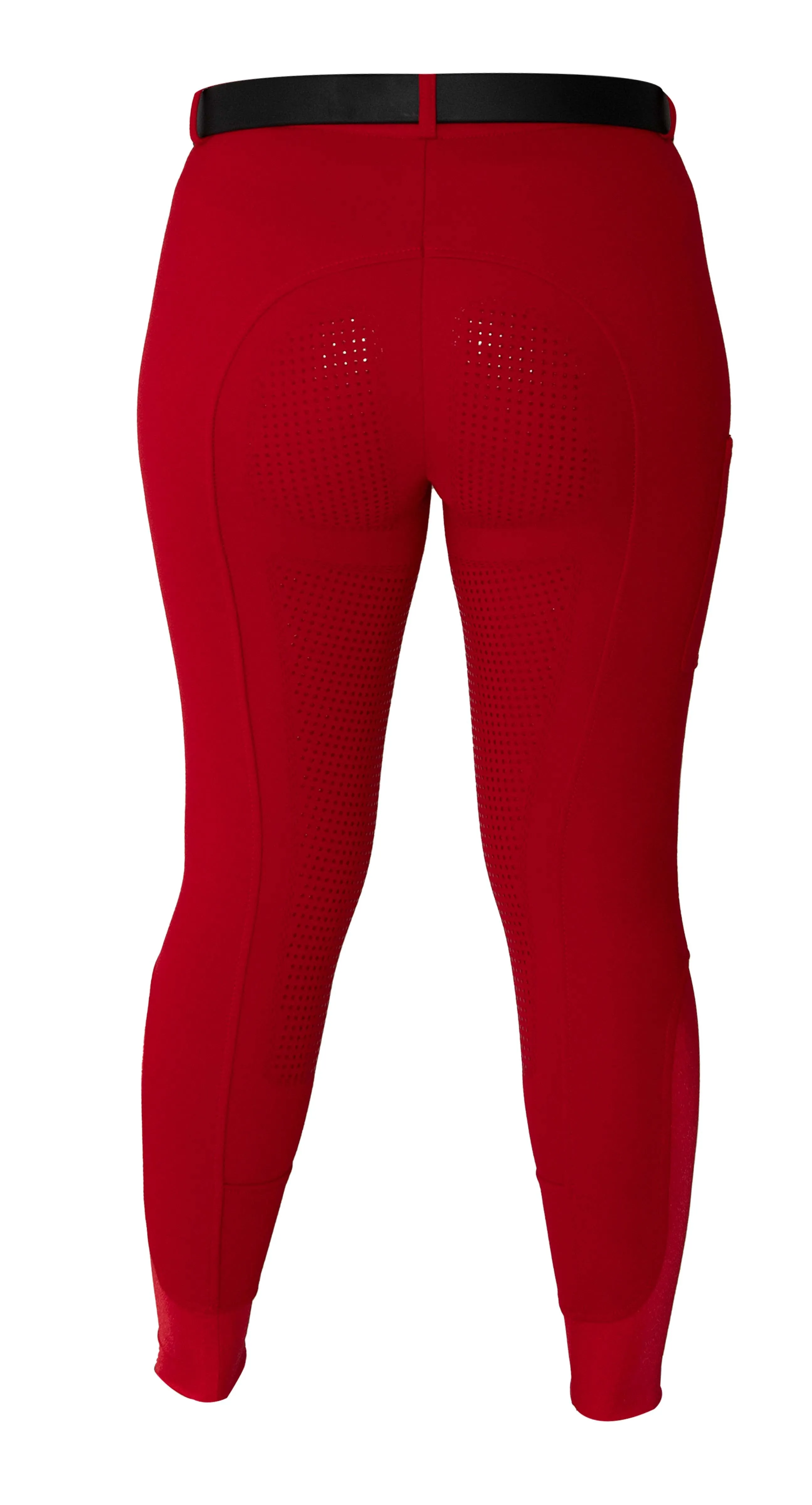 Signature Mid-Waist Winter Breech | Red   Red | Side Phone Pocket