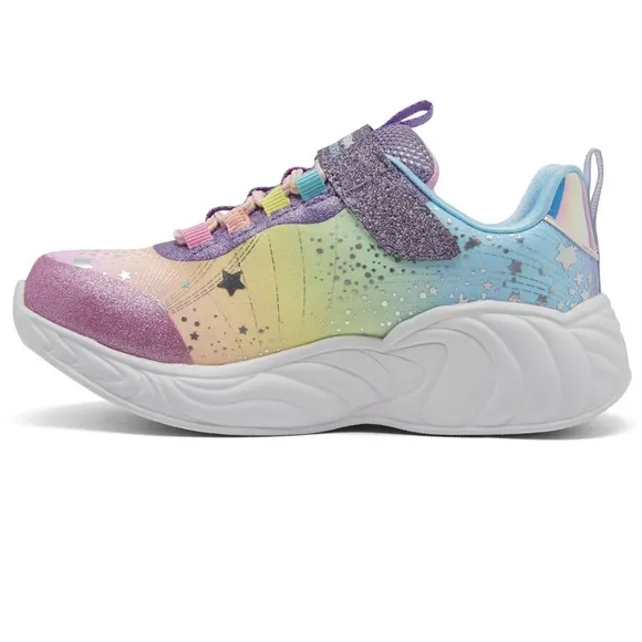 Skechers Little Girls S-Lights: Unicorn Dreams Stay-Put Casual Sneakers Sz 3