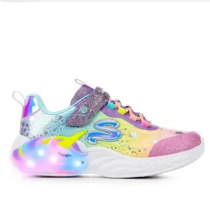 Skechers Little Girls S-Lights: Unicorn Dreams Stay-Put Casual Sneakers Sz 3