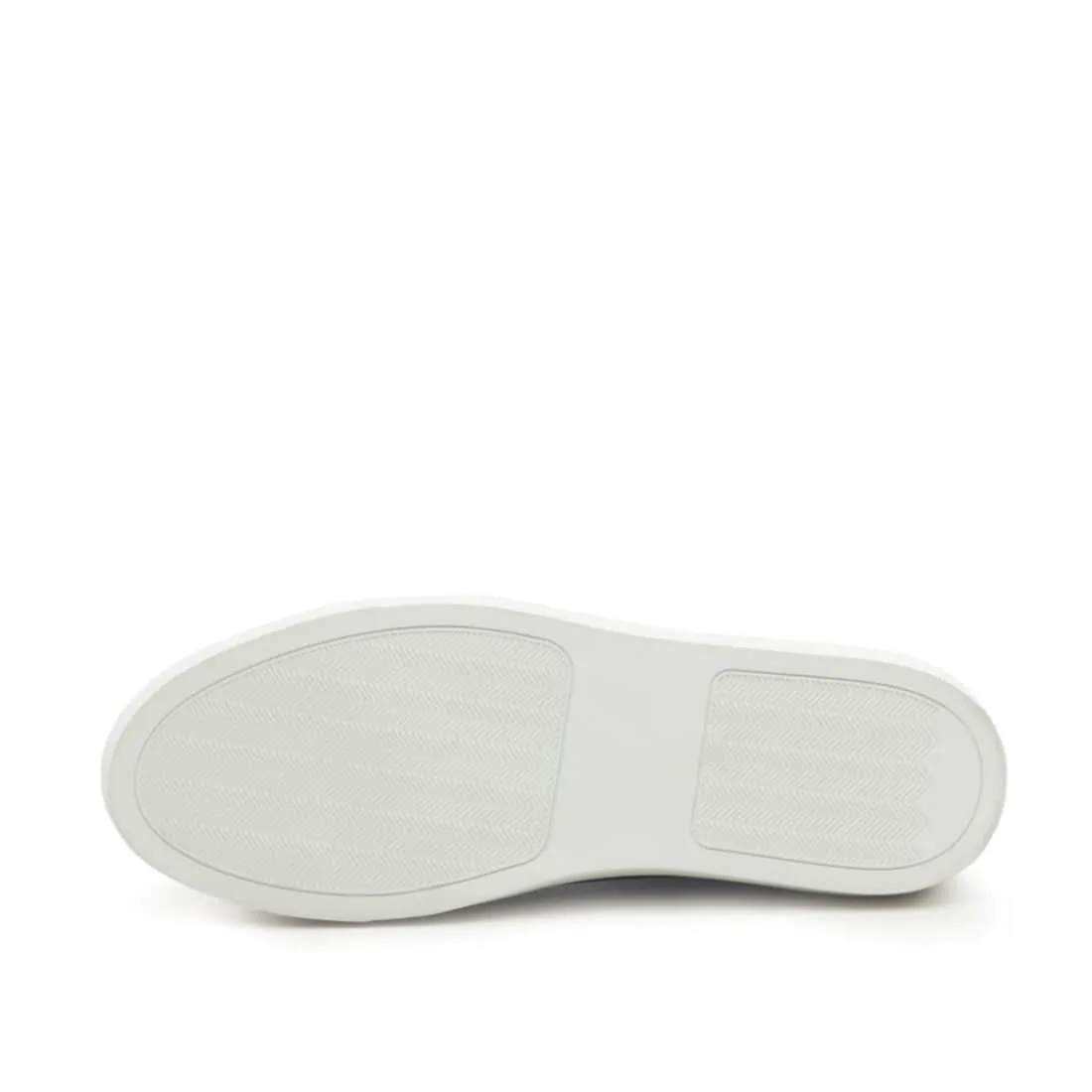Sneakers Jersey en daim gris clair - Semelles Blanches