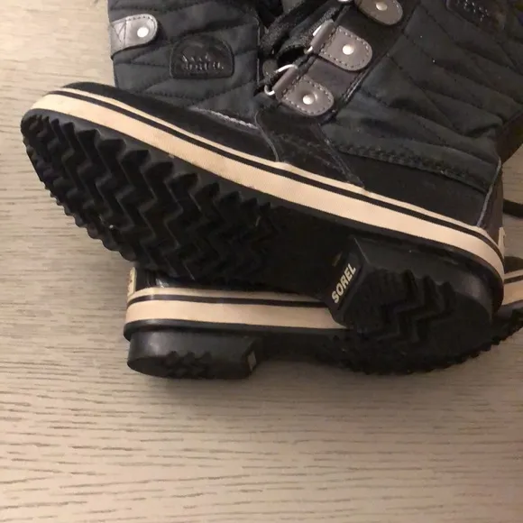 SOREL Kid's Tofino II Tall Hiking Boots with Faux Fur-Trim, Kids Size 2