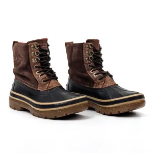 Sperry Men Ice Bay Brown Leather 200g Insulation Leather Winter Boots size 7