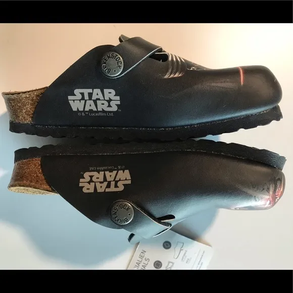 STAR WARS KYLE REN BIRKENSTOCK Clogs Kids 26 nwot