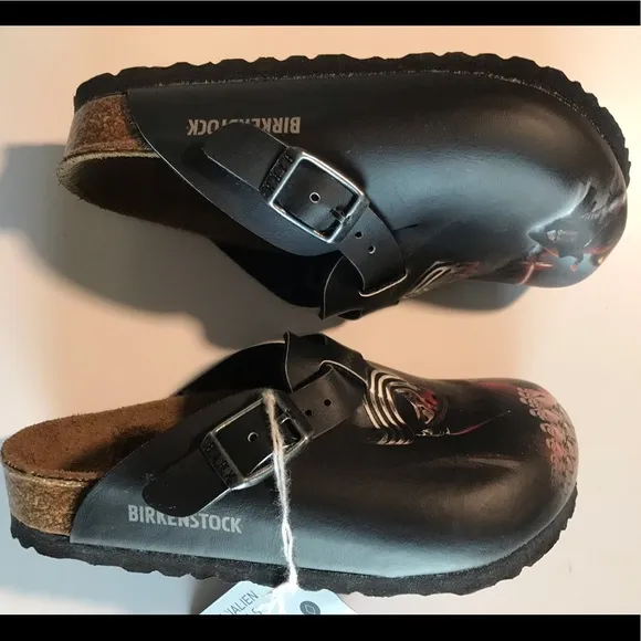 STAR WARS KYLE REN BIRKENSTOCK Clogs Kids 26 nwot