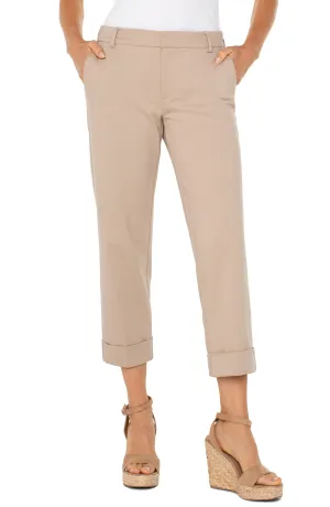 The Kelsey Crop Cuffed Trouser Pant