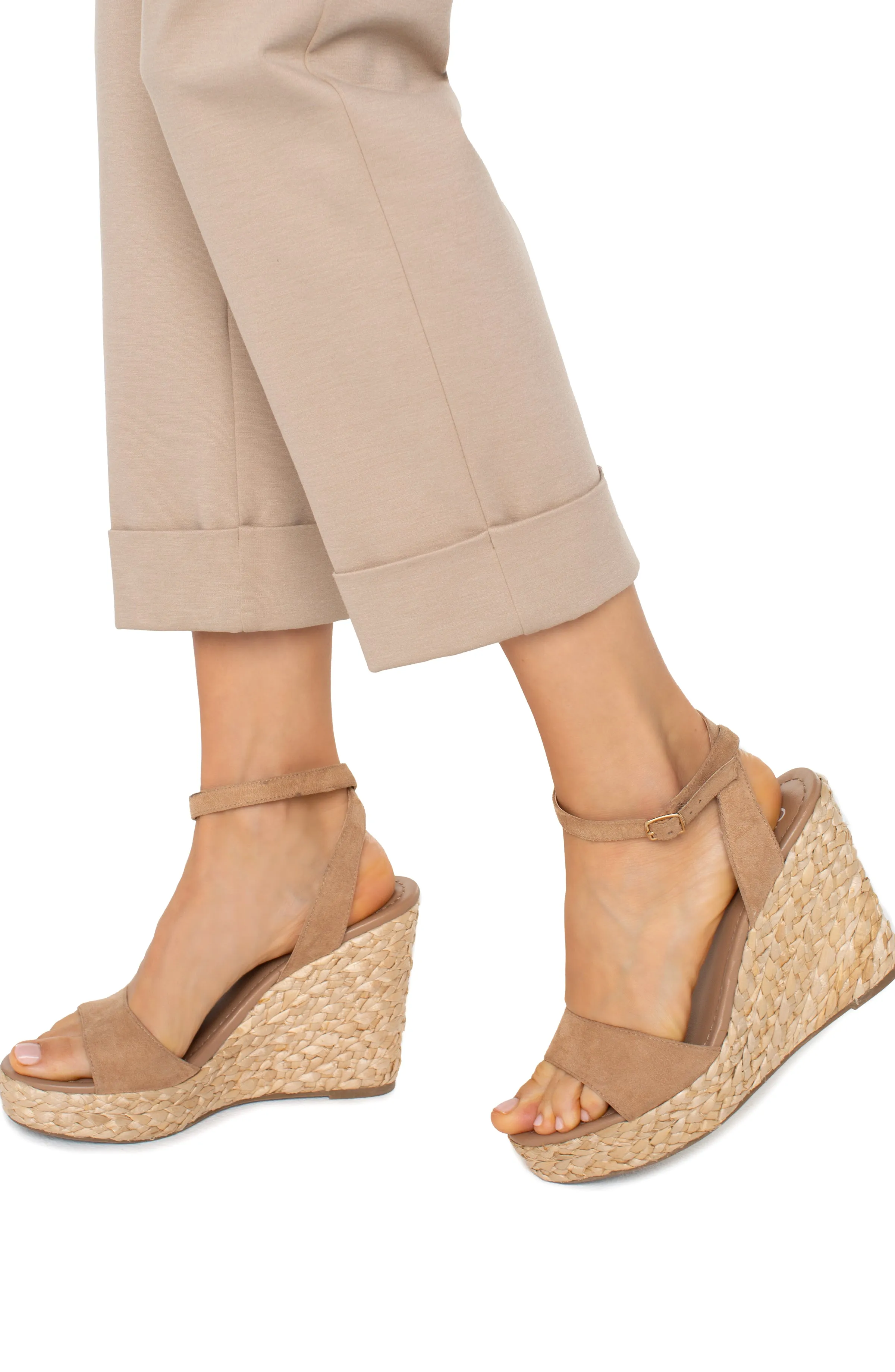 The Kelsey Crop Cuffed Trouser Pant