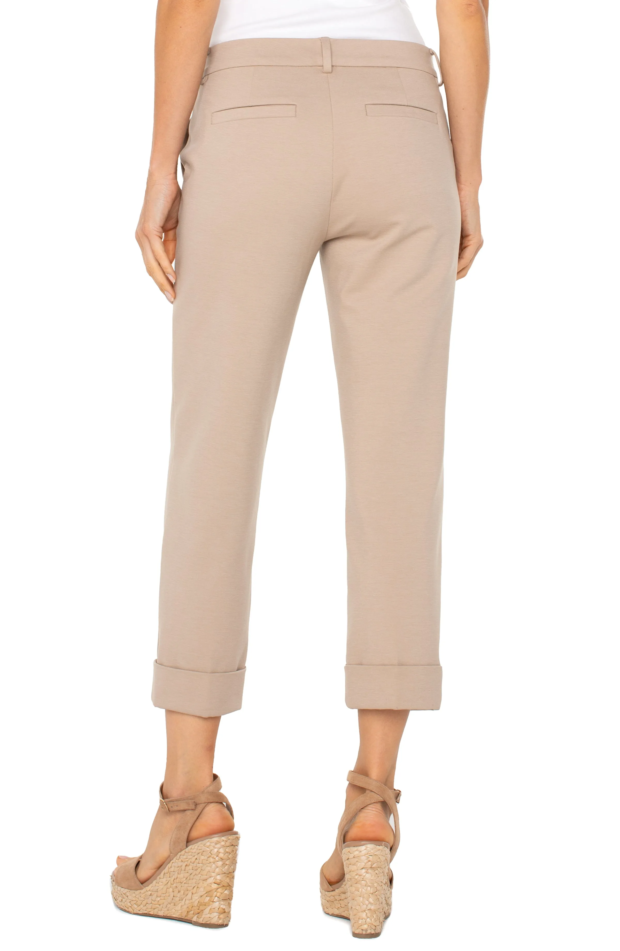 The Kelsey Crop Cuffed Trouser Pant