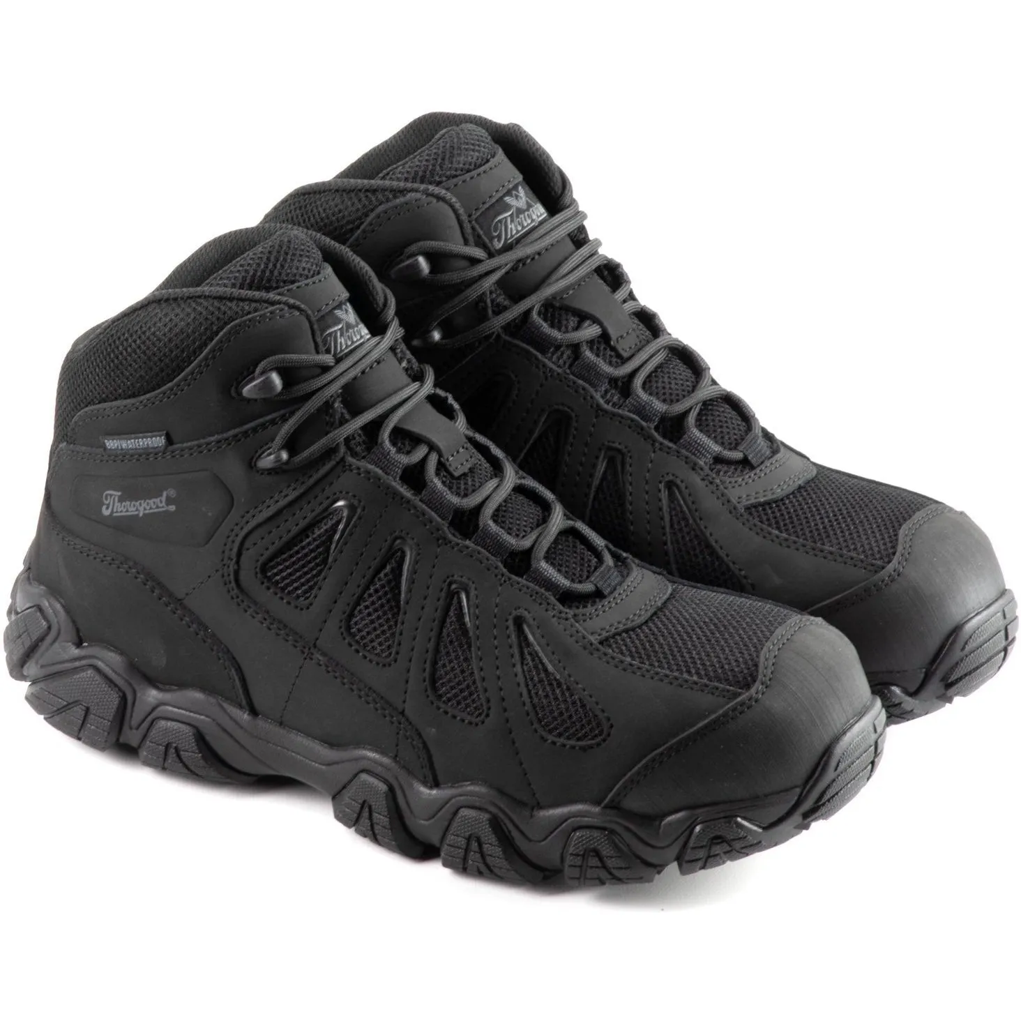 Thorogood Men's Crosstrex Mid Cut Safety Toe Waterproof Work Boot - 804-6494